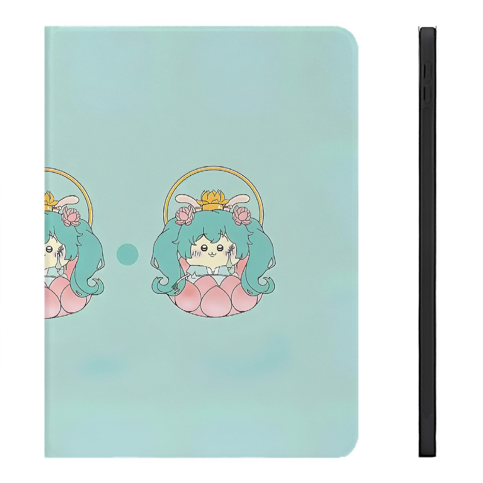 （画像用） ちいかわ Chii-kawa IPadケース ペンホルダー付き ブックスタイルデザイン